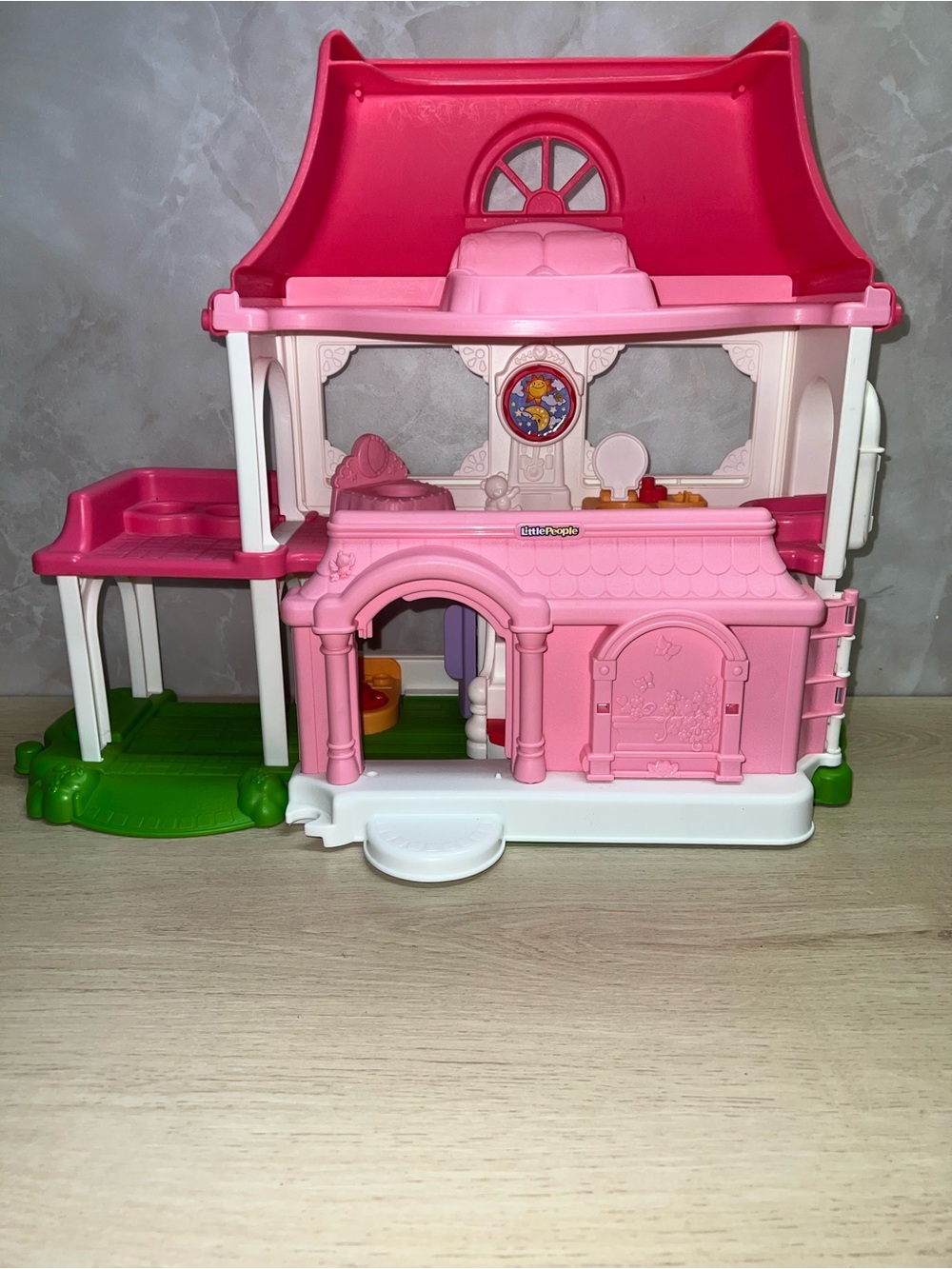 🏡 Fisher-Price Little People Pink Happy Sounds Home